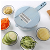 8 In 1 Mandoline Slicer Vegetable Slicer Potato Peeler Carrot Onion Grater With Strainer Vegetable Cutter Kitchen Accessories thumbnail