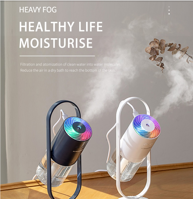 Magic Shadow USB Air Humidifier For Home With Projection Night Lights Ultrasonic Car Mist Maker Mini Office Air Purifier - image 3