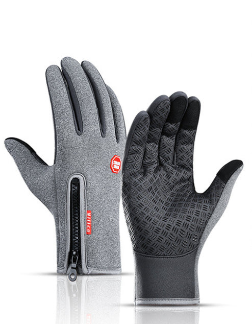 Winter Gloves Touch Screen Riding Motorcycle Sliding Waterproof Sports Gloves With Fleece - image 6