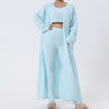 Cozy Pajama Set, 3 Piece Lounge Set, Cute Loungewear, Warm Suit Sets, Matching Set, Lounge Set, 3 Piece Pant Sets, Women Winter Dress thumbnail