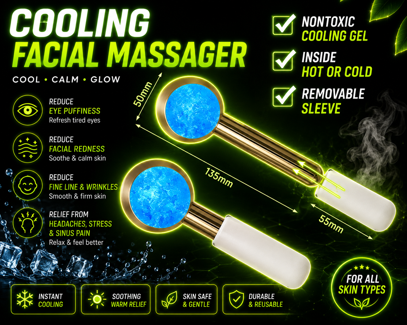 DailyScroll ChillGlow™ Facial Roller - image 4