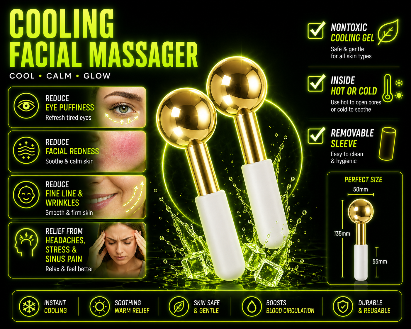 DailyScroll ChillGlow™ Facial Roller - image 5