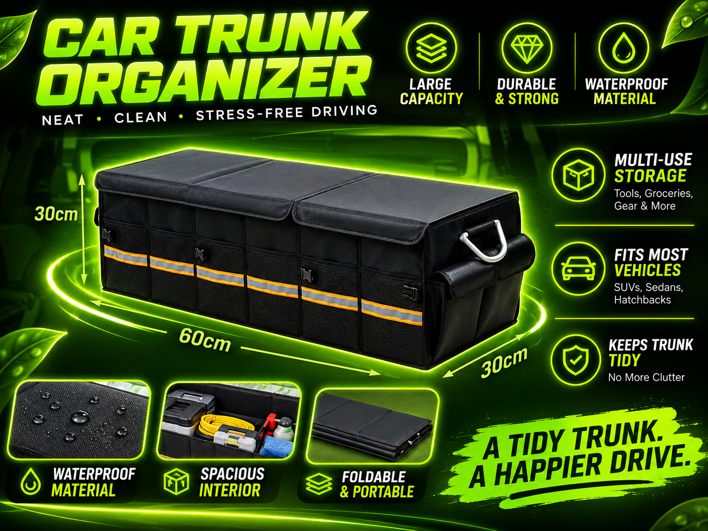 DailyScroll CargoGrid™ Trunk Organizer - image 1