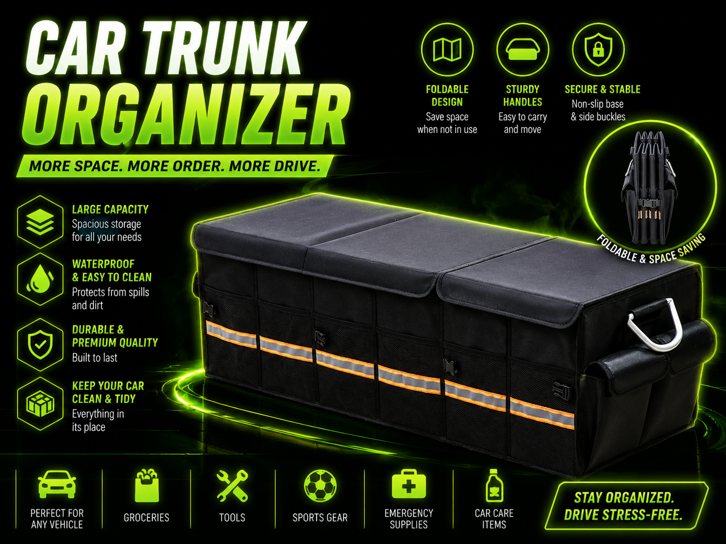 DailyScroll CargoGrid™ Trunk Organizer - image 3