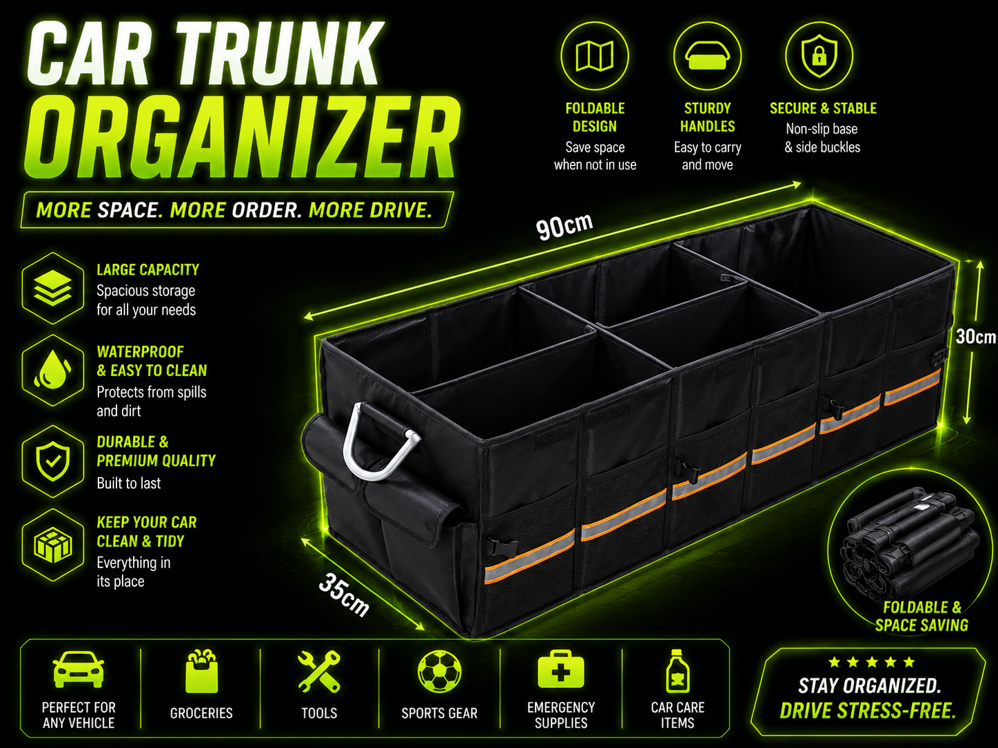 DailyScroll CargoGrid™ Trunk Organizer - image 4