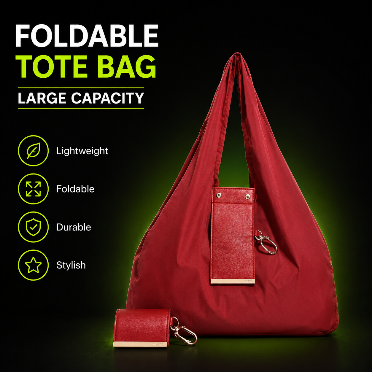 CarryNest™ Foldable Everyday Tote Bag | Large Capacity Travel & Shopping Shoulder Bag - image 4