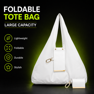 CarryNest™ Foldable Everyday Tote Bag | Large Capacity Travel & Shopping Shoulder Bag