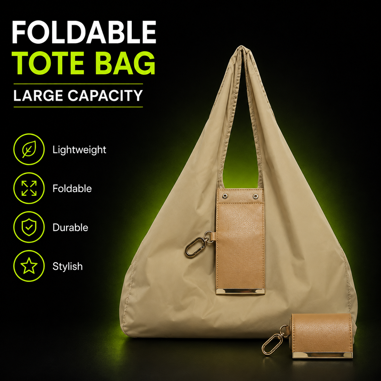 CarryNest™ Foldable Everyday Tote Bag | Large Capacity Travel & Shopping Shoulder Bag - image 3