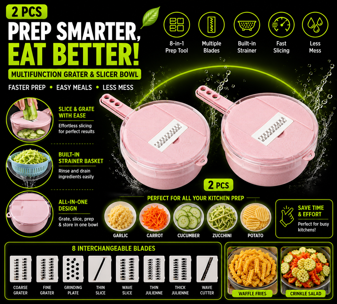 DailyScroll ChopMate™ 8-in-1 Prep Station - image 5