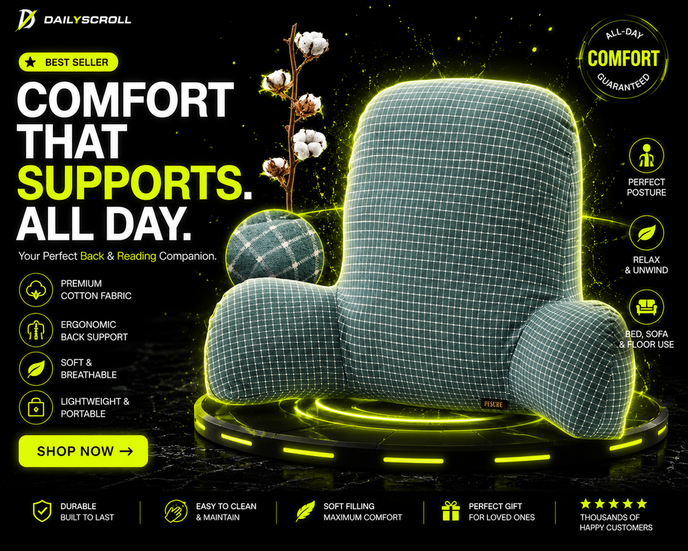 DailyScroll BackNest™ Maternity Lumbar Cushion