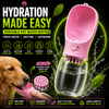 DailyScroll PawHydrate™ Portable Pet Travel Bottle & Food Dispenser thumbnail