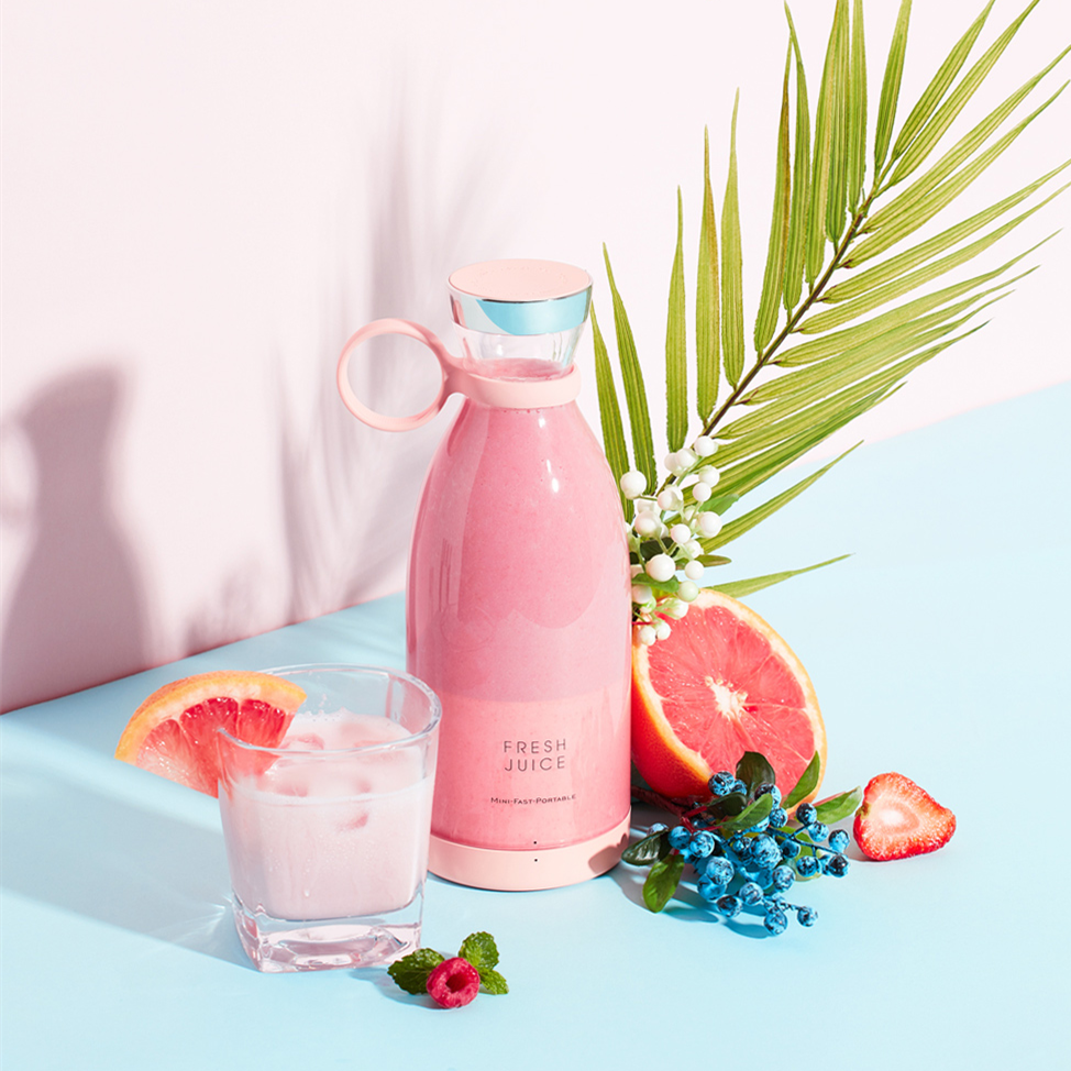 350ML Electric Juicer Blender Mixer USB Rechargeable Machine Household Portable Blender Maker Cup Kitchen Tool Kit - image 1