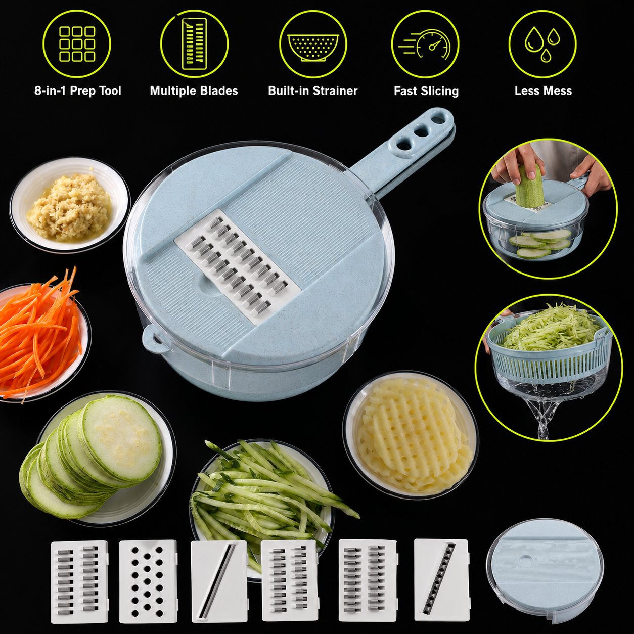 DailyScroll ChopMate™ 8-in-1 Prep Station - image 1