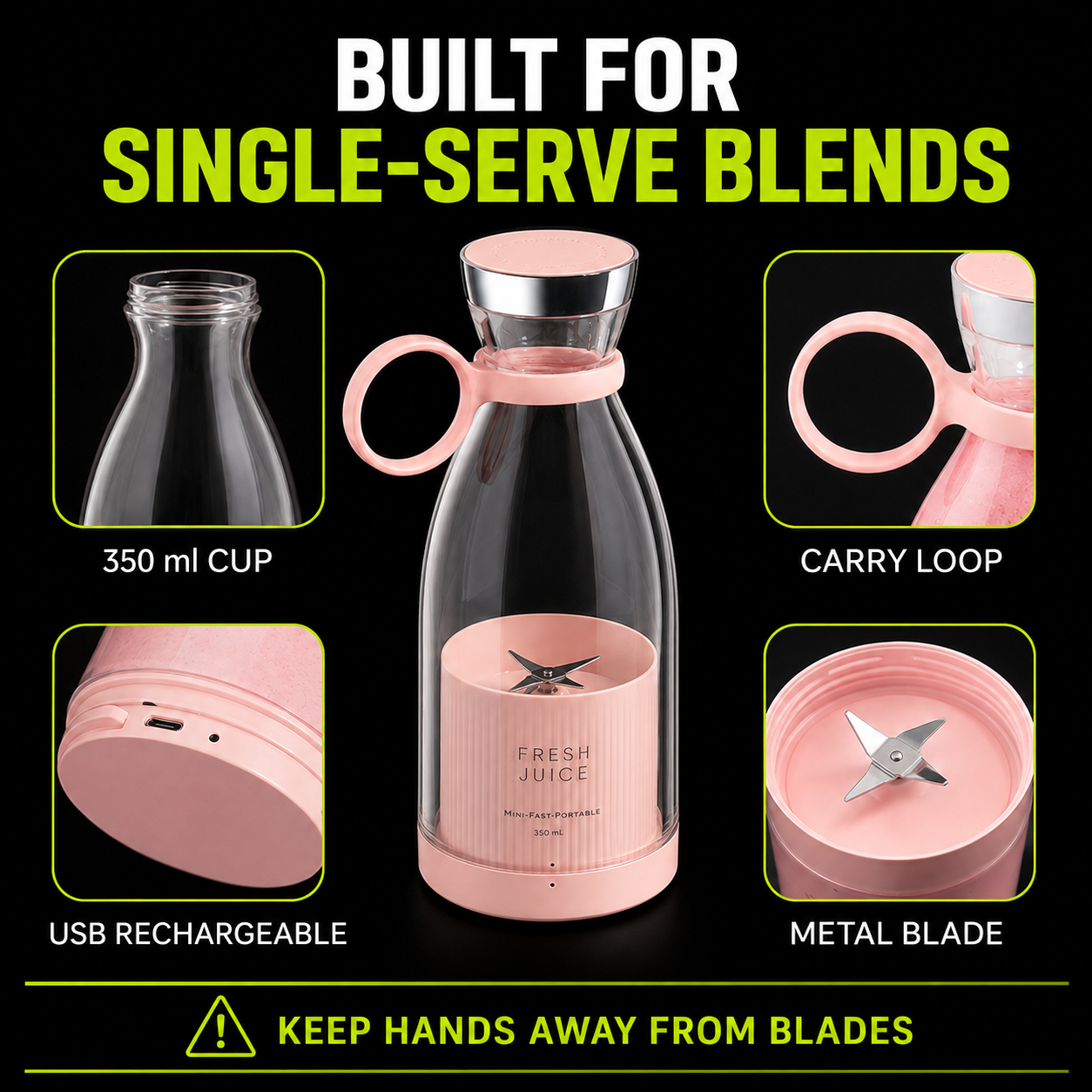 DailyScroll BlendGo™ Portable Personal Blender - image 2