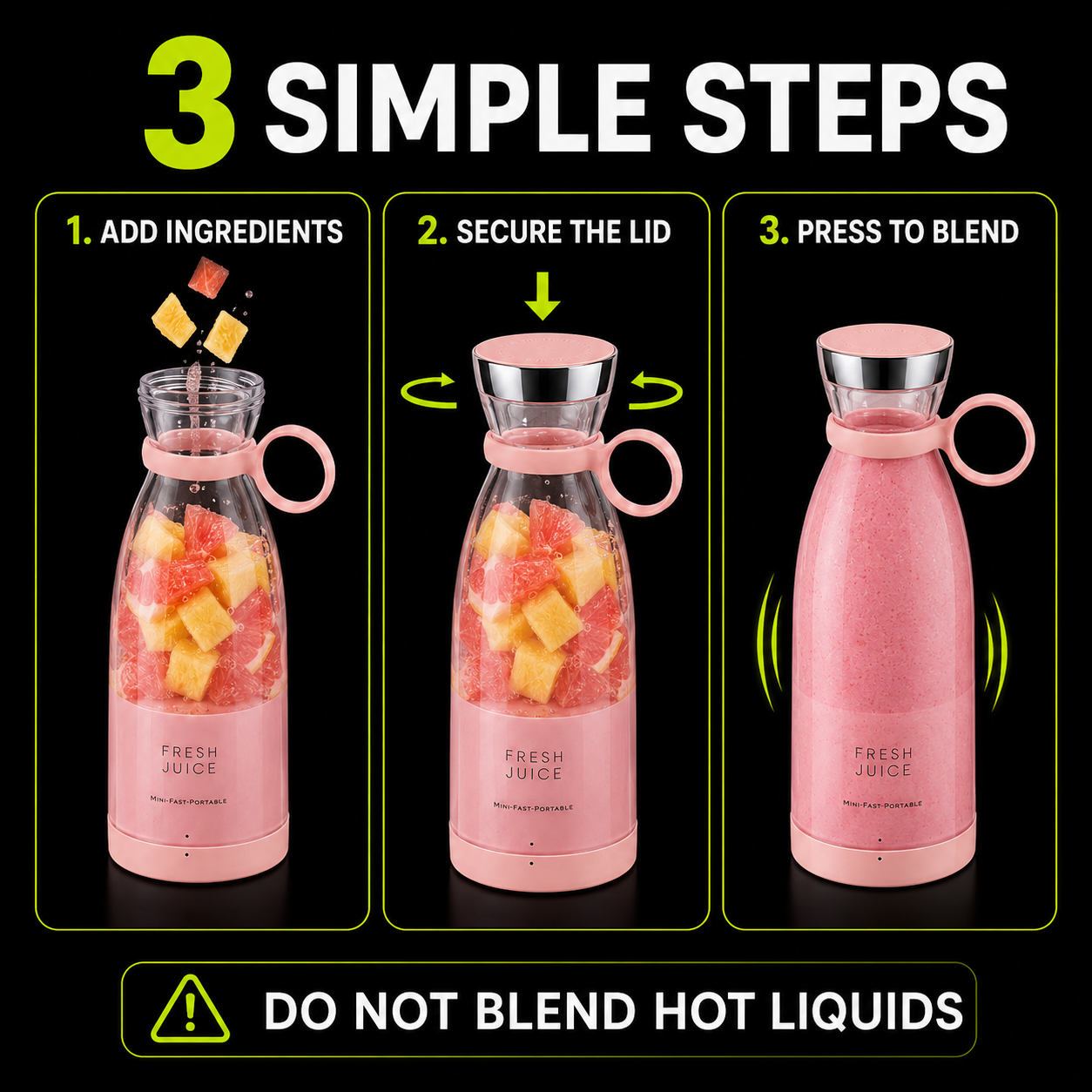 DailyScroll BlendGo™ Portable Personal Blender - image 3