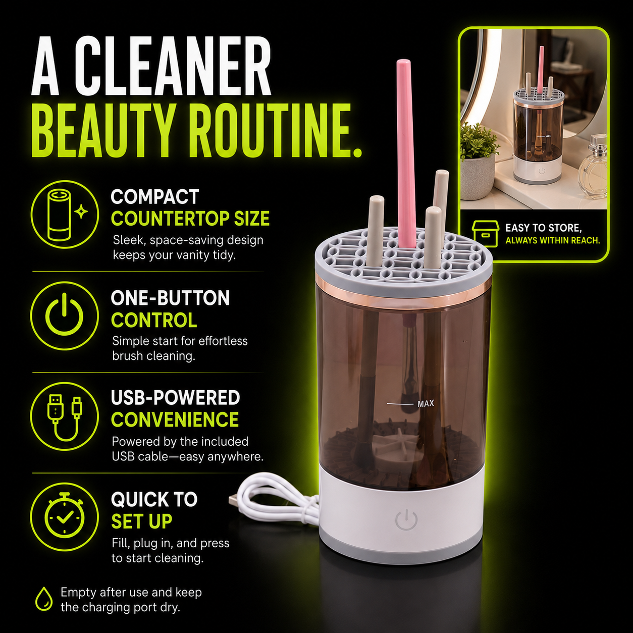 DailyScroll BrushFresh™ Electric Cleaner - image 4