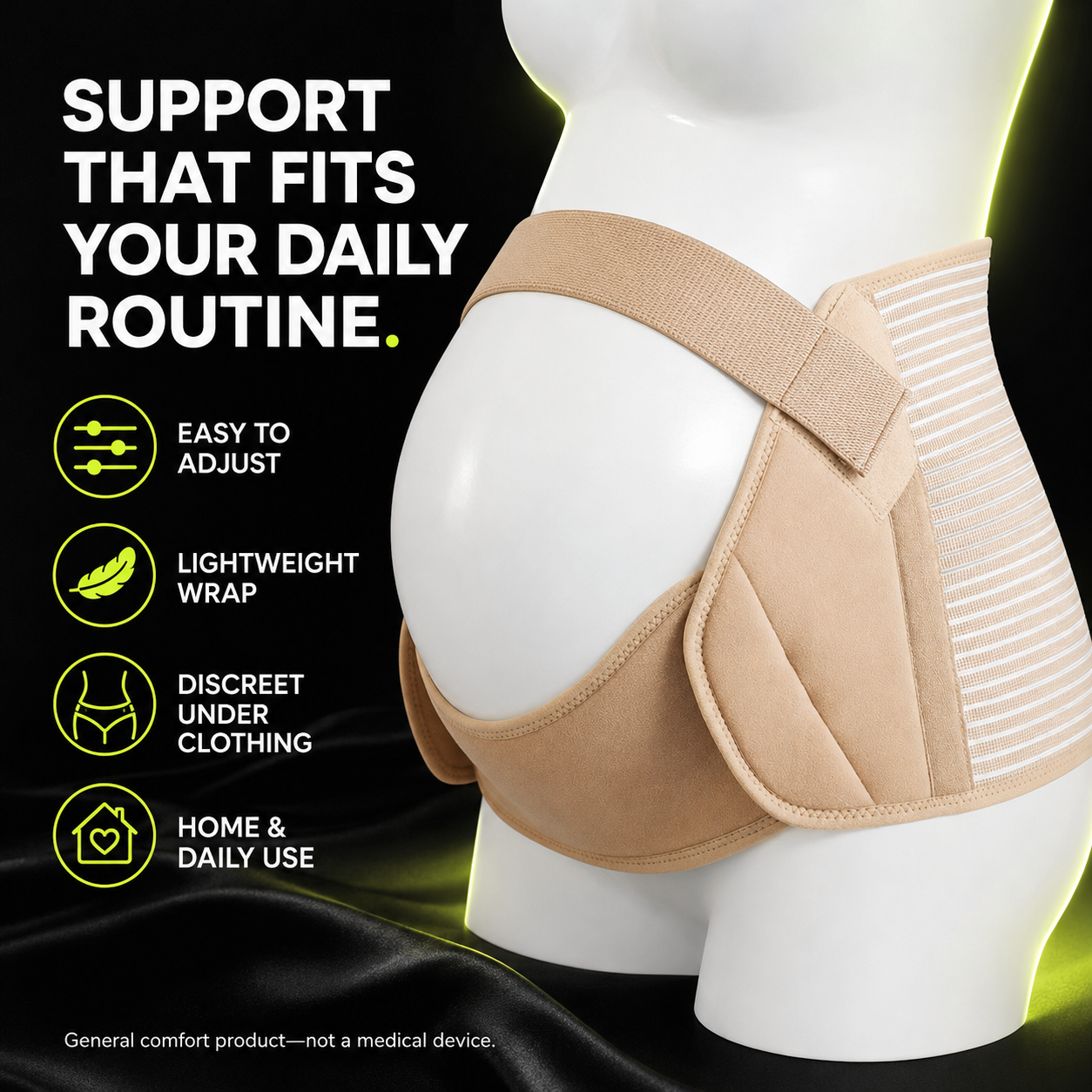 DailyScroll BumpEase™ Maternity Support Belt - image 4