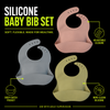 DailyScroll CatchBib™ 3-Piece Silicone Bib Set thumbnail