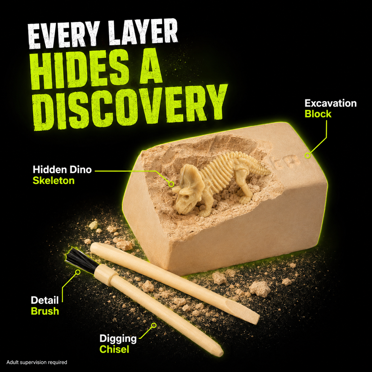DailyScroll DinoQuest™ Fossil Dig Kit - image 2