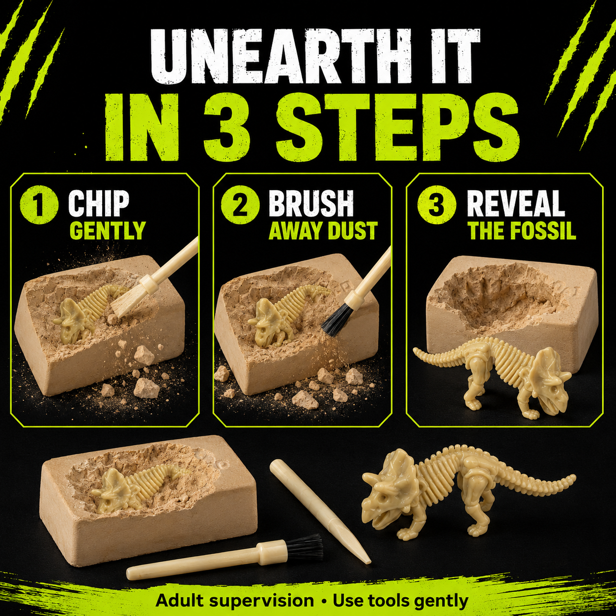 DailyScroll DinoQuest™ Fossil Dig Kit - image 3