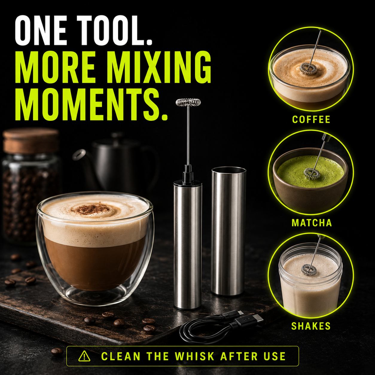 DailyScroll FoamSwift™ Handheld Frother - image 4