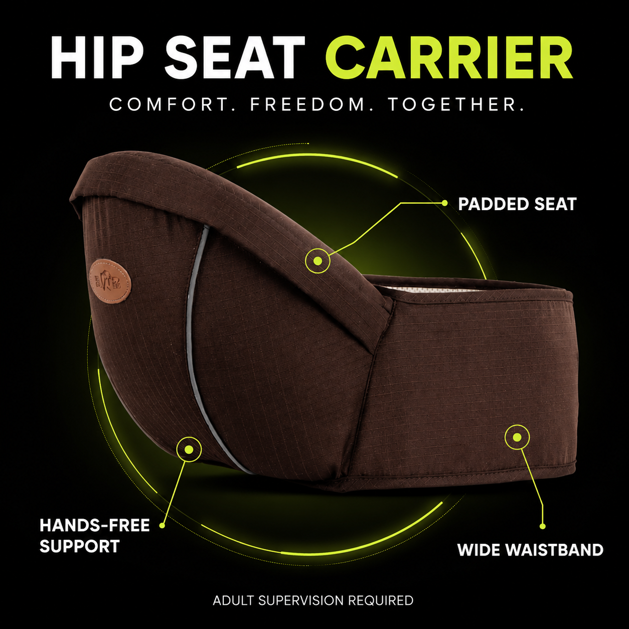 DailyScroll HipHug™ Baby Hip Seat Carrier - image 2