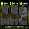 DailyScroll HipHug™ Baby Hip Seat Carrier thumbnail