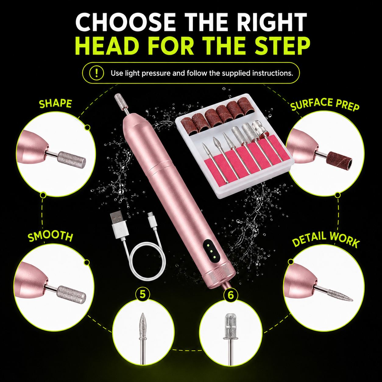 DailyScroll NailCraft™ Electric Nail Drill - image 2