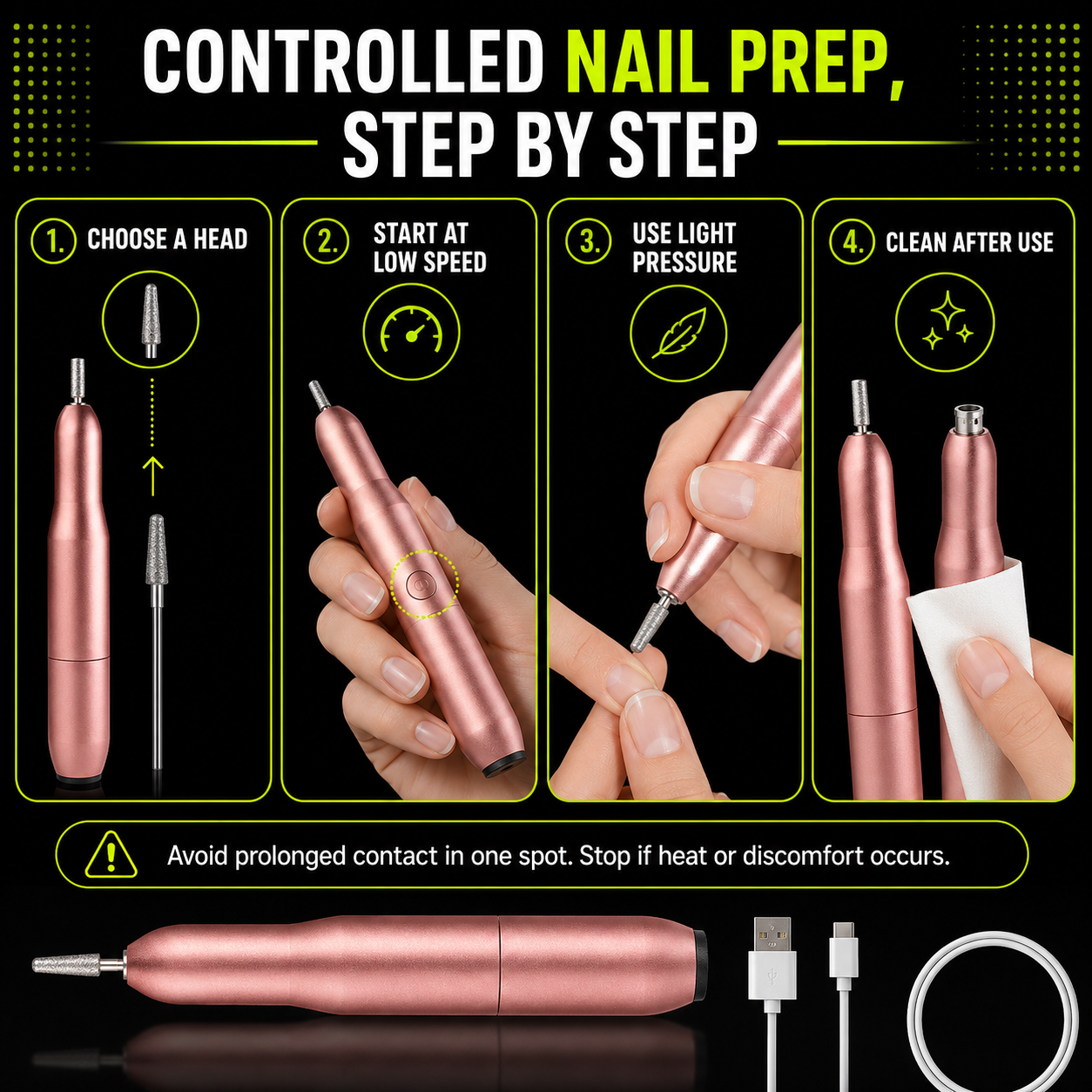 DailyScroll NailCraft™ Electric Nail Drill - image 3
