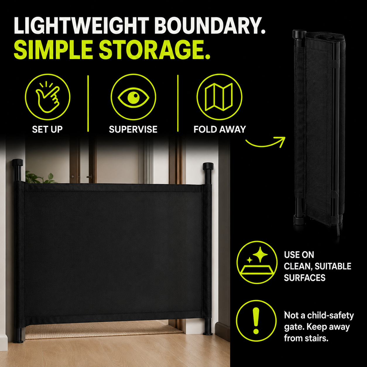 DailyScroll PawGuard™ Portable Pet Safety Gate - image 4