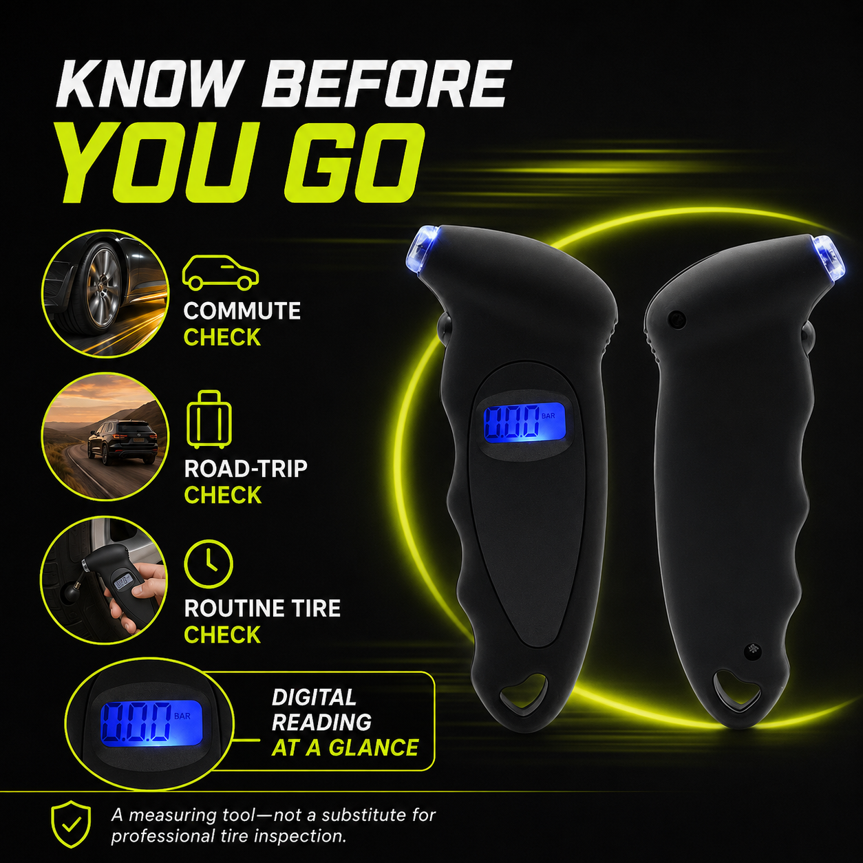 DailyScroll PressureCheck™ Digital Tire Gauge - image 4