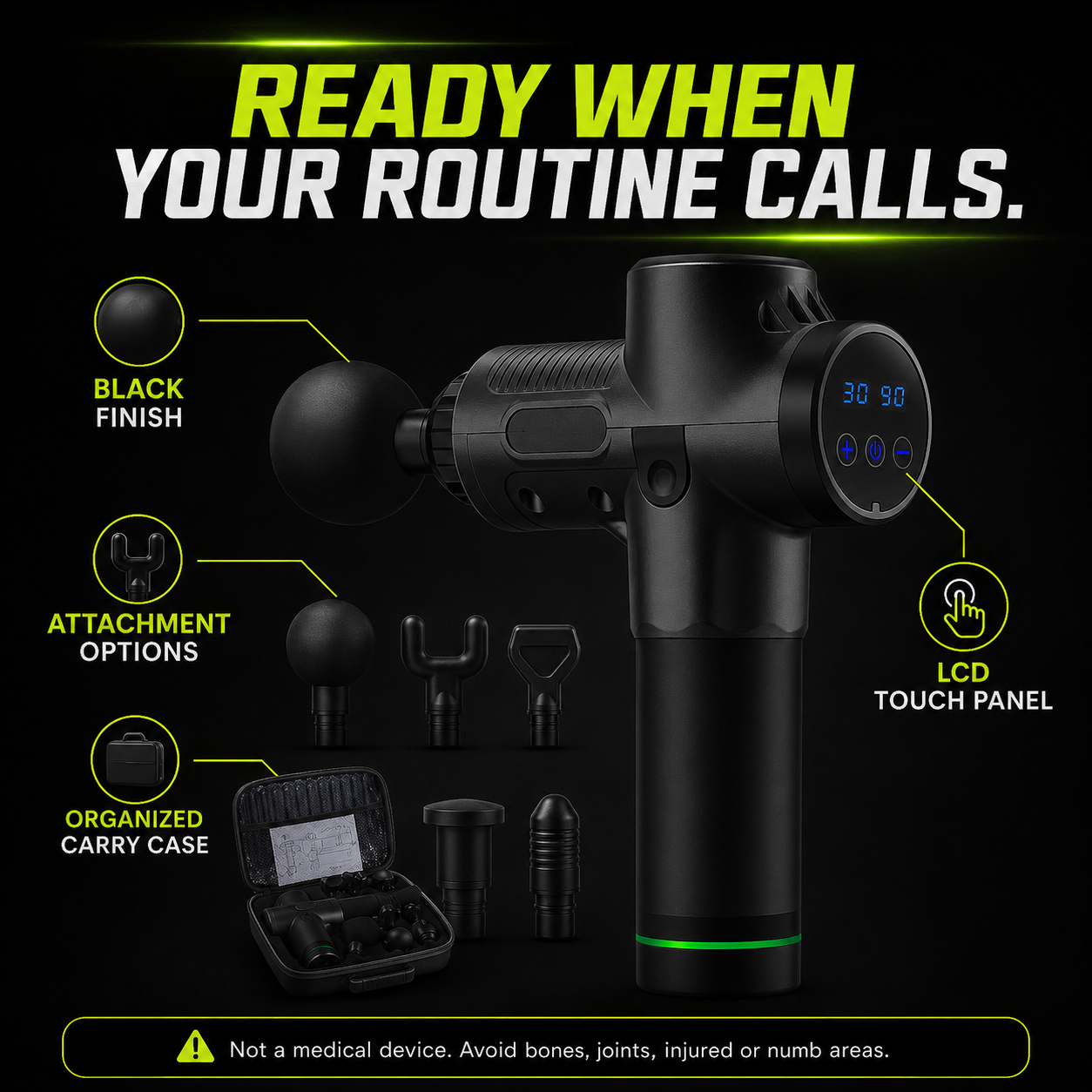 DailyScroll PulsePro™ Massage Gun - image 6