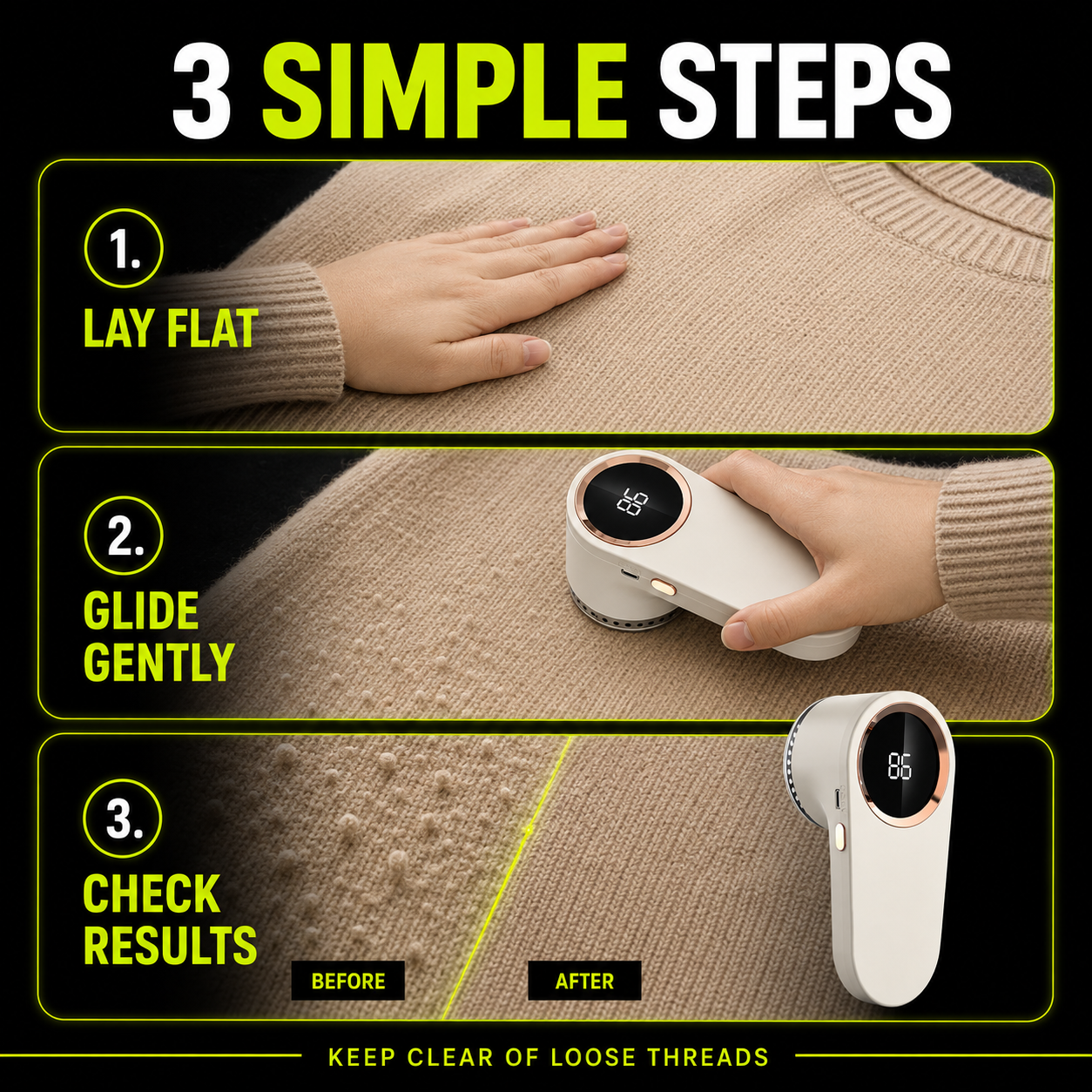 DailyScroll RenewRoll™ Fabric Shaver - image 3