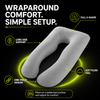 DailyScroll RestNest™ U-Shaped Maternity Pillow thumbnail