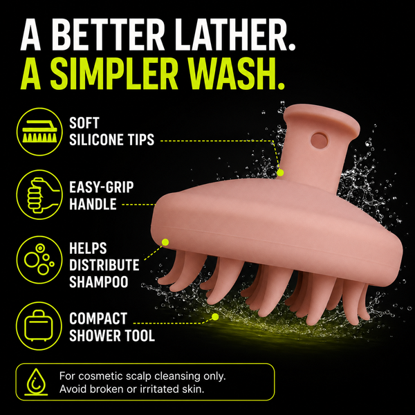 DailyScroll ScalpSoft™ Shampoo Brush