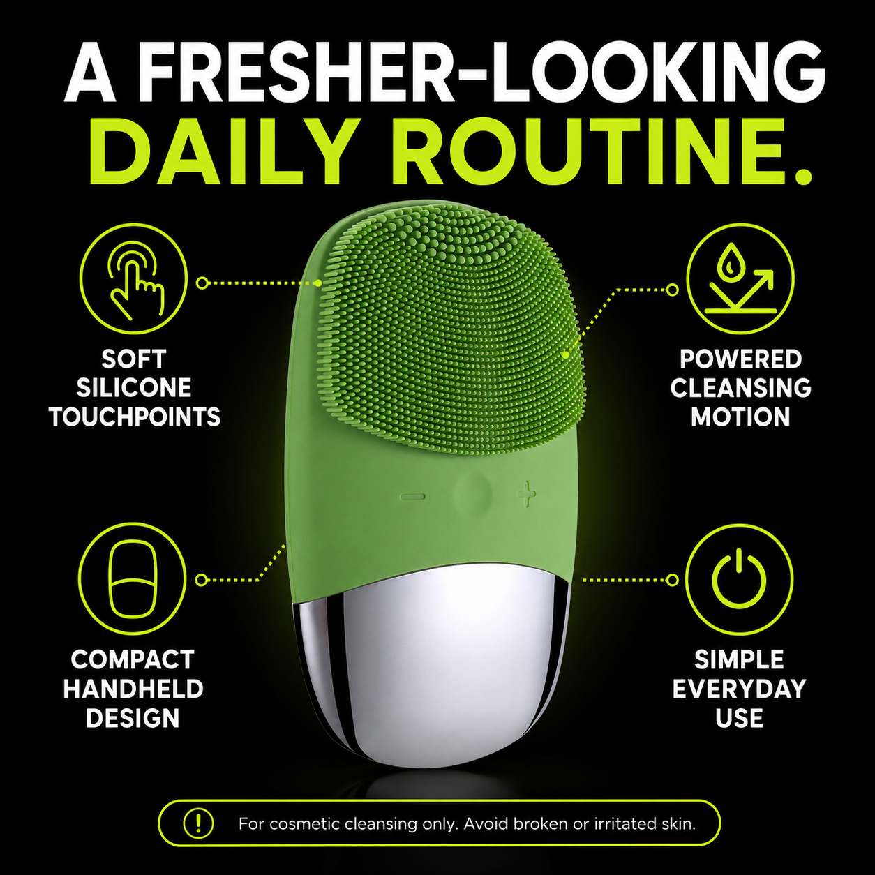 DailyScroll SonicSilk™ Facial Brush - image 1