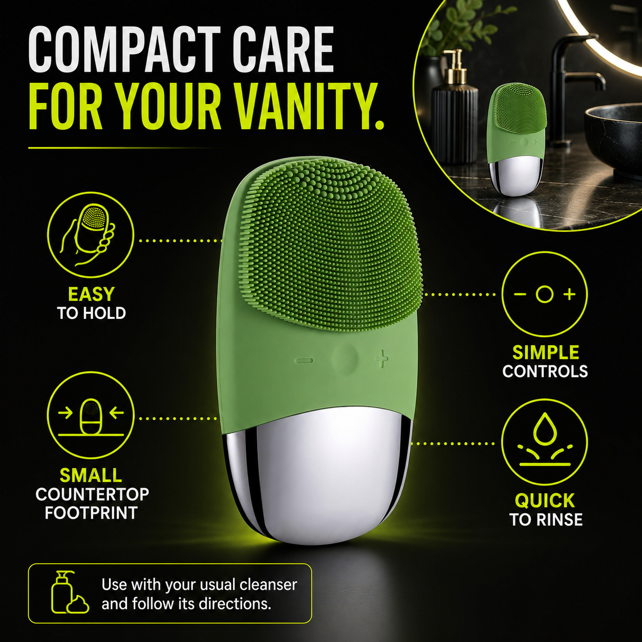 DailyScroll SonicSilk™ Facial Brush - image 4
