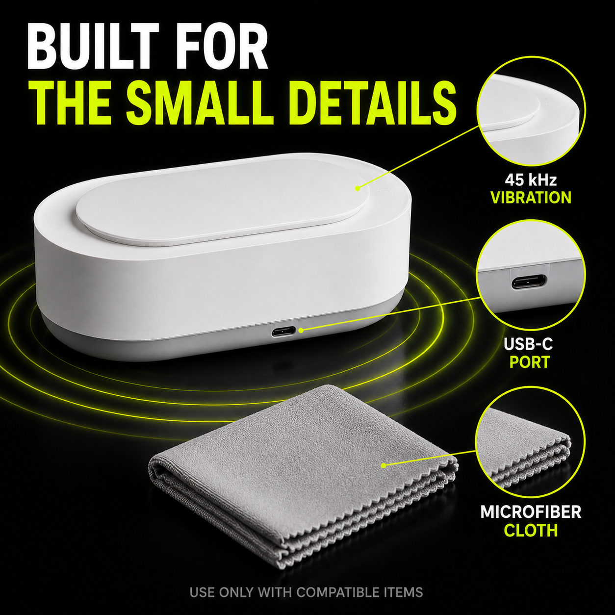 DailyScroll SparkBath™ Ultrasonic Cleaner - image 2
