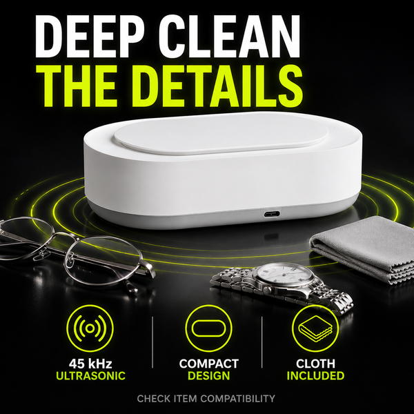 DailyScroll SparkBath™ Ultrasonic Cleaner