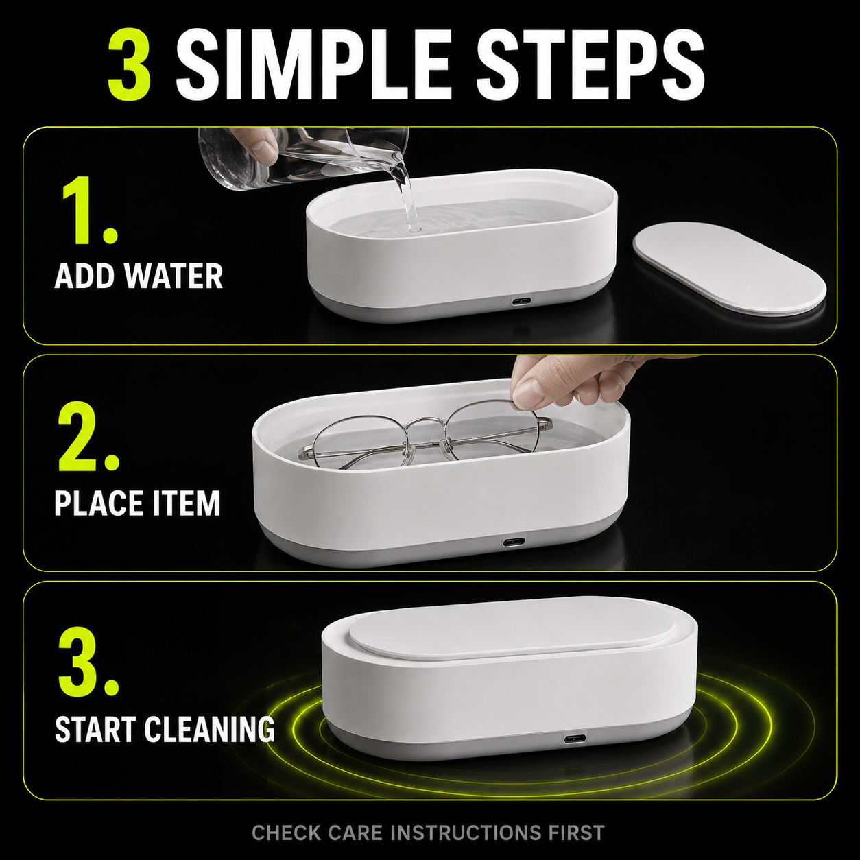 DailyScroll SparkBath™ Ultrasonic Cleaner - image 3