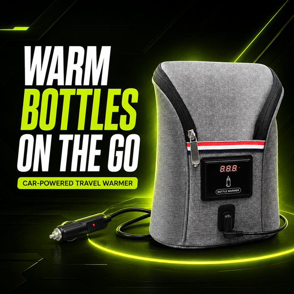 DailyScroll WarmGo™ 12V Travel Bottle Warmer