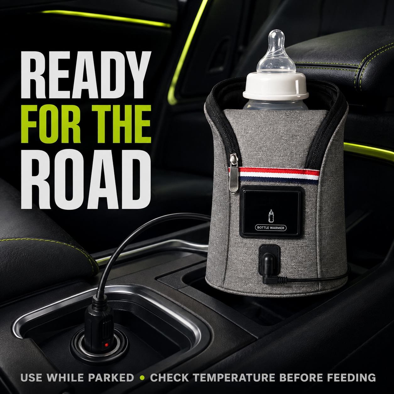 DailyScroll WarmGo™ 12V Travel Bottle Warmer - image 4
