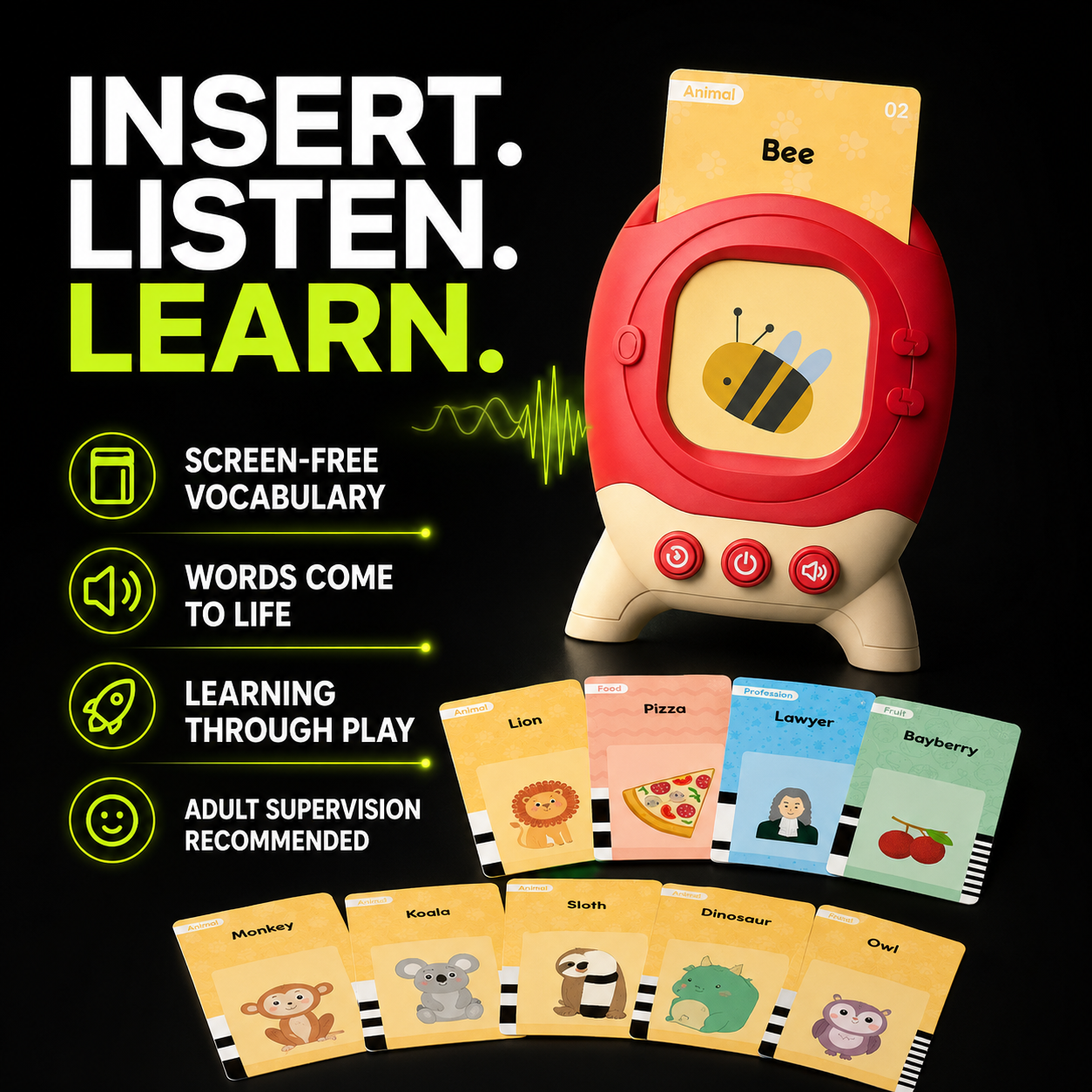 DailyScroll WordPop™ Talking Flash Cards - image 1
