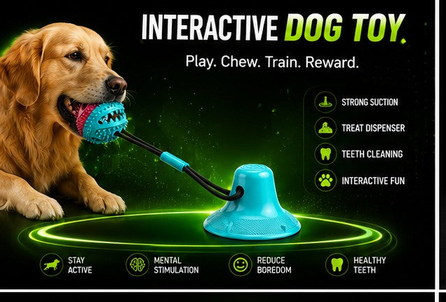 DailyScroll TugLock™ Suction Tug Dog Toy - image 5