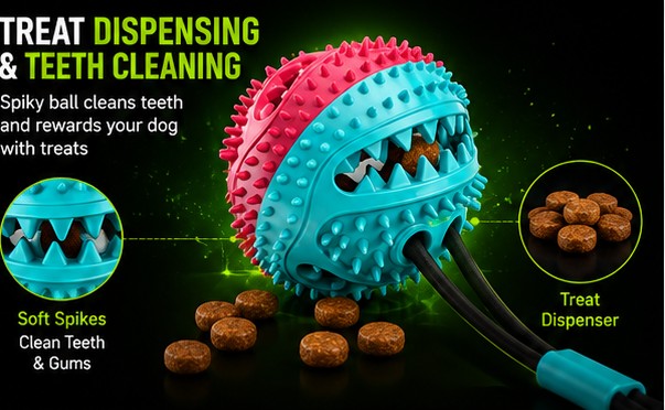 DailyScroll TugLock™ Suction Tug Dog Toy - image 4