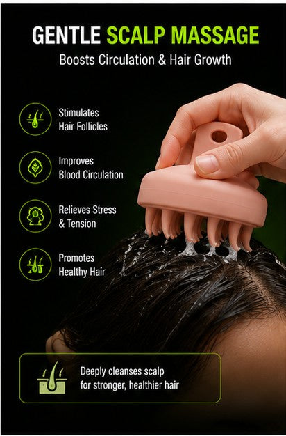 DailyScroll ScalpSoft™ Shampoo Brush