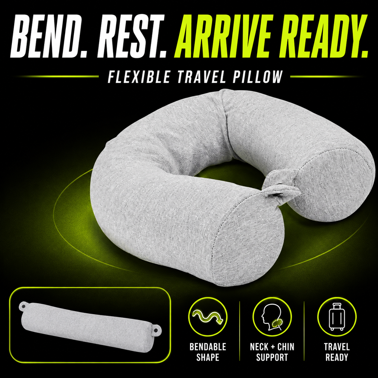DailyScroll RestCurve™ Travel Pillow - image 1