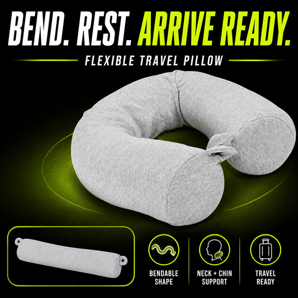 DailyScroll RestCurve™ Travel Pillow
