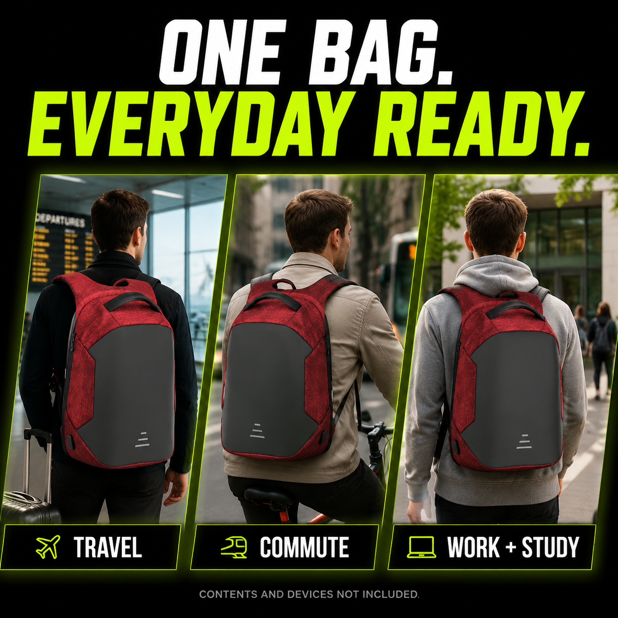 DailyScroll SafePort™ USB Travel Backpack - image 4