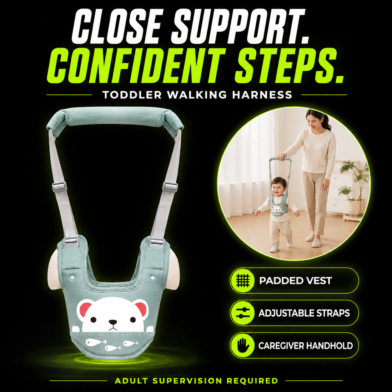 DailyScroll SafeStep™ Toddler Harness Backpack - image 1
